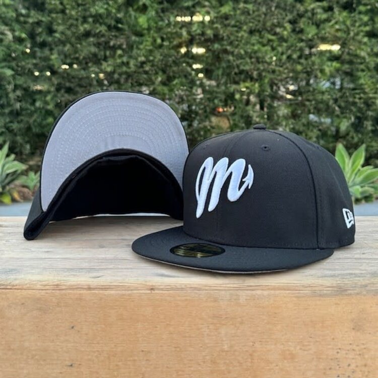 New Era Diablos De Mexico Black White
