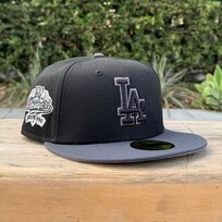 New Era LA Black/Graphite Black-Gray 100th Anniversary