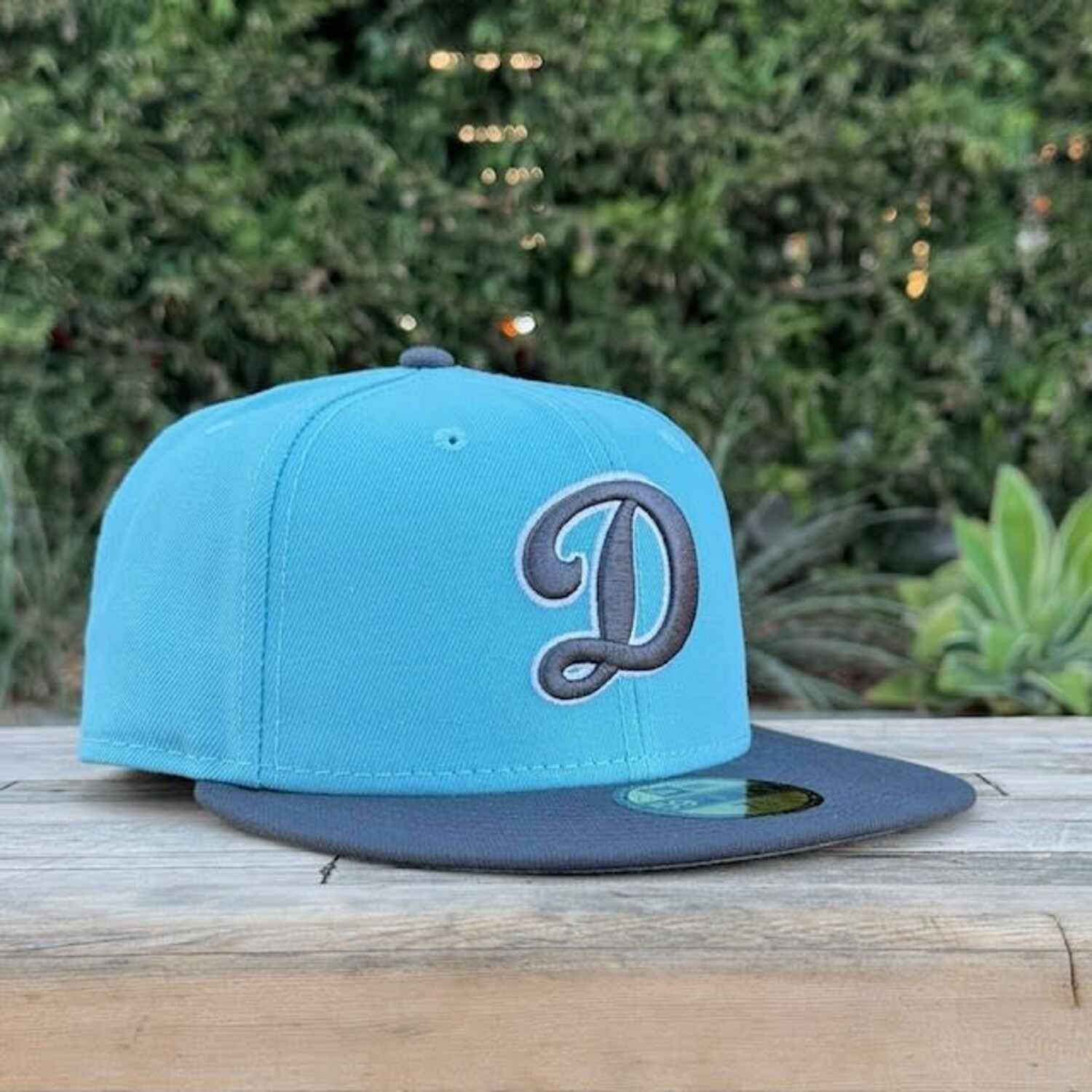 BD STUDS DAMAGE CAP BLUE ② New Era Flat Brim 59FIFTY AC Perf New York Mets MLB Blue