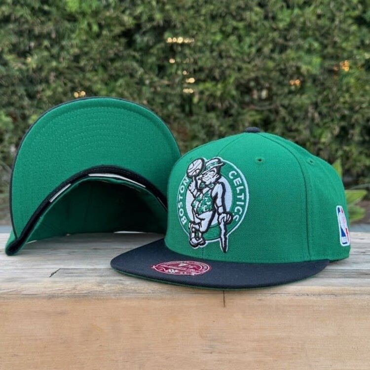Mitchell and Ness Boston Celtics M&N Green/ Black Fitted