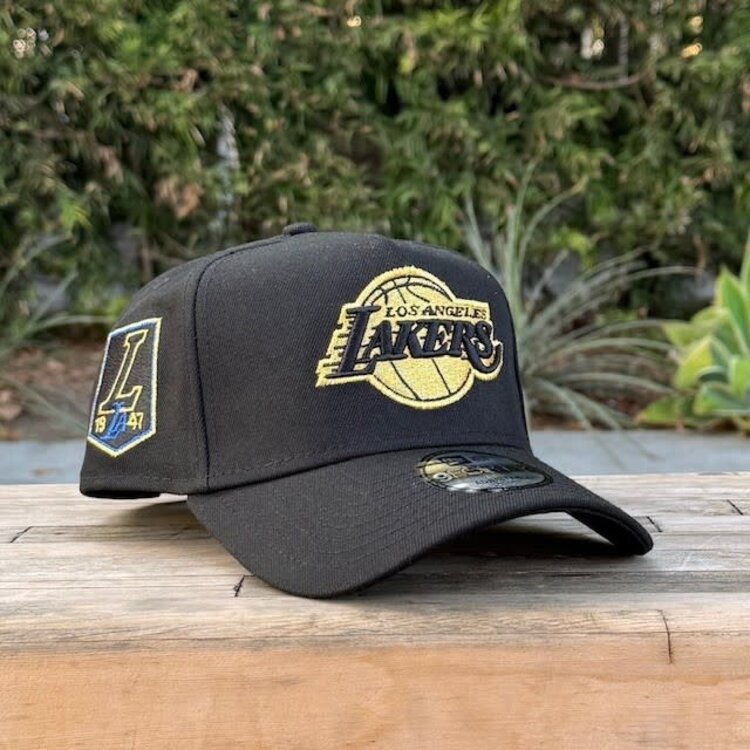 New Era Lakers Black Metallic Gold 1947 SP 940 A-Frame