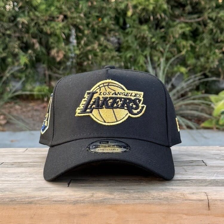 New Era Lakers Black Metallic Gold 1947 SP 940 A-Frame
