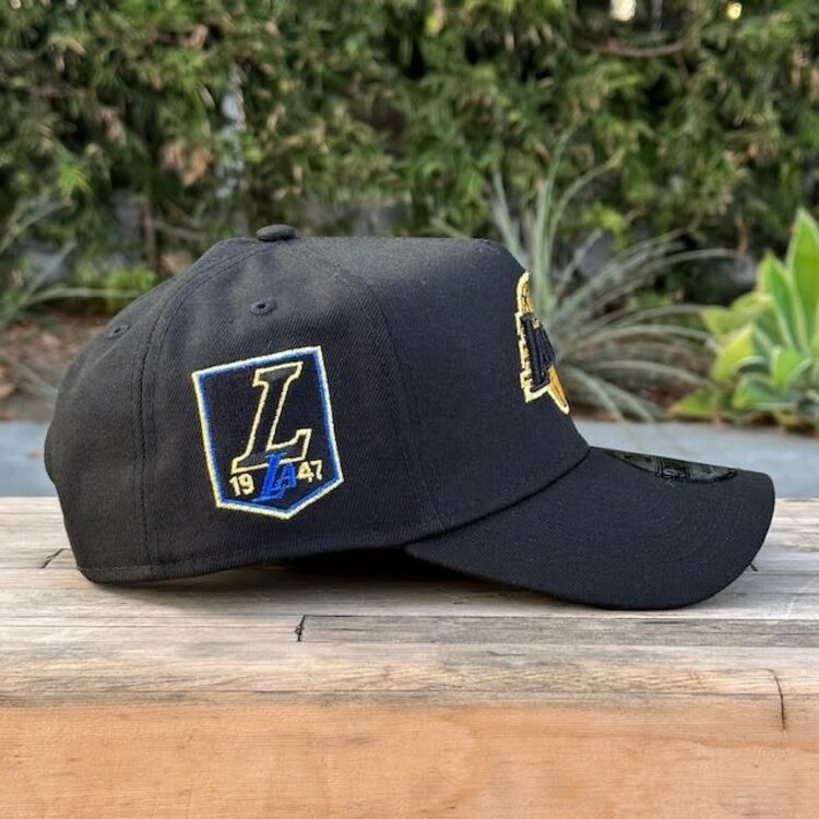 New Era Lakers Black Metallic Gold 1947 SP 940 A-Frame