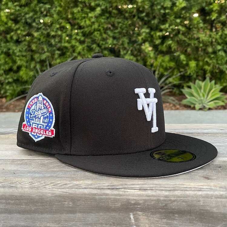New Era LA Upside Down Black White 60th Anniversary Gray UV