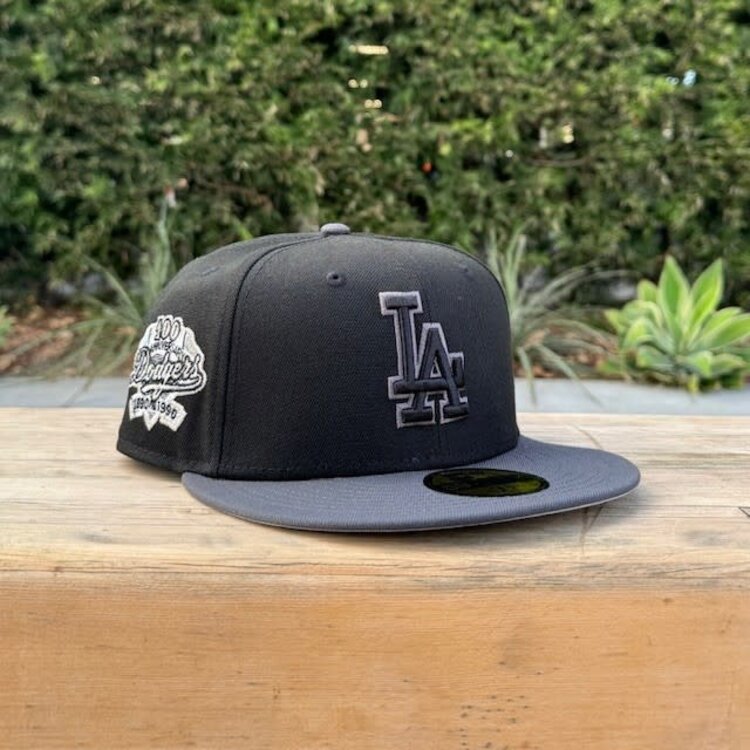 New Era LA Black/Graphite Black-Gray 100th Anniversary