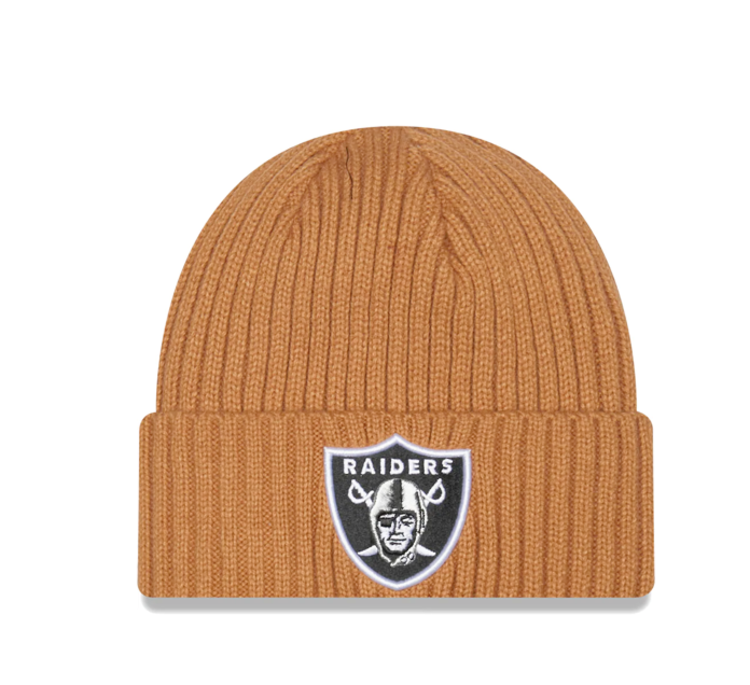 New Era Raiders Core Classic Knit Light Bronze