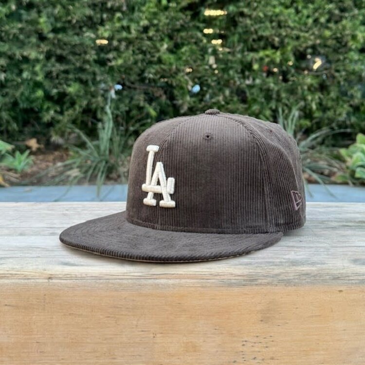 New Era LA Brown Corduroy 100 Years Khaki UV