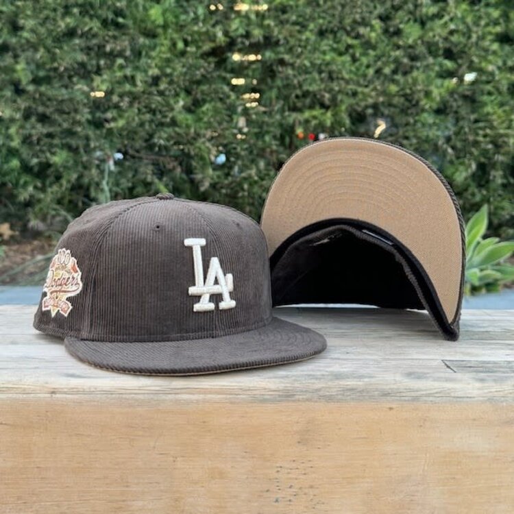New Era LA Brown Corduroy 100 Years Khaki UV