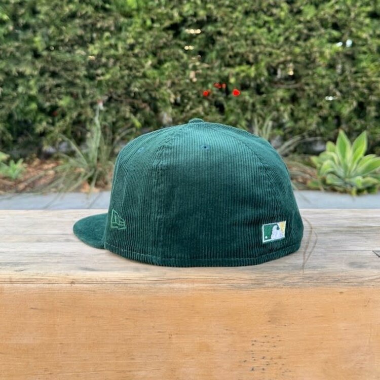 New Era LA Dark Green Corduroy 50th Anniv Sky Blue UV