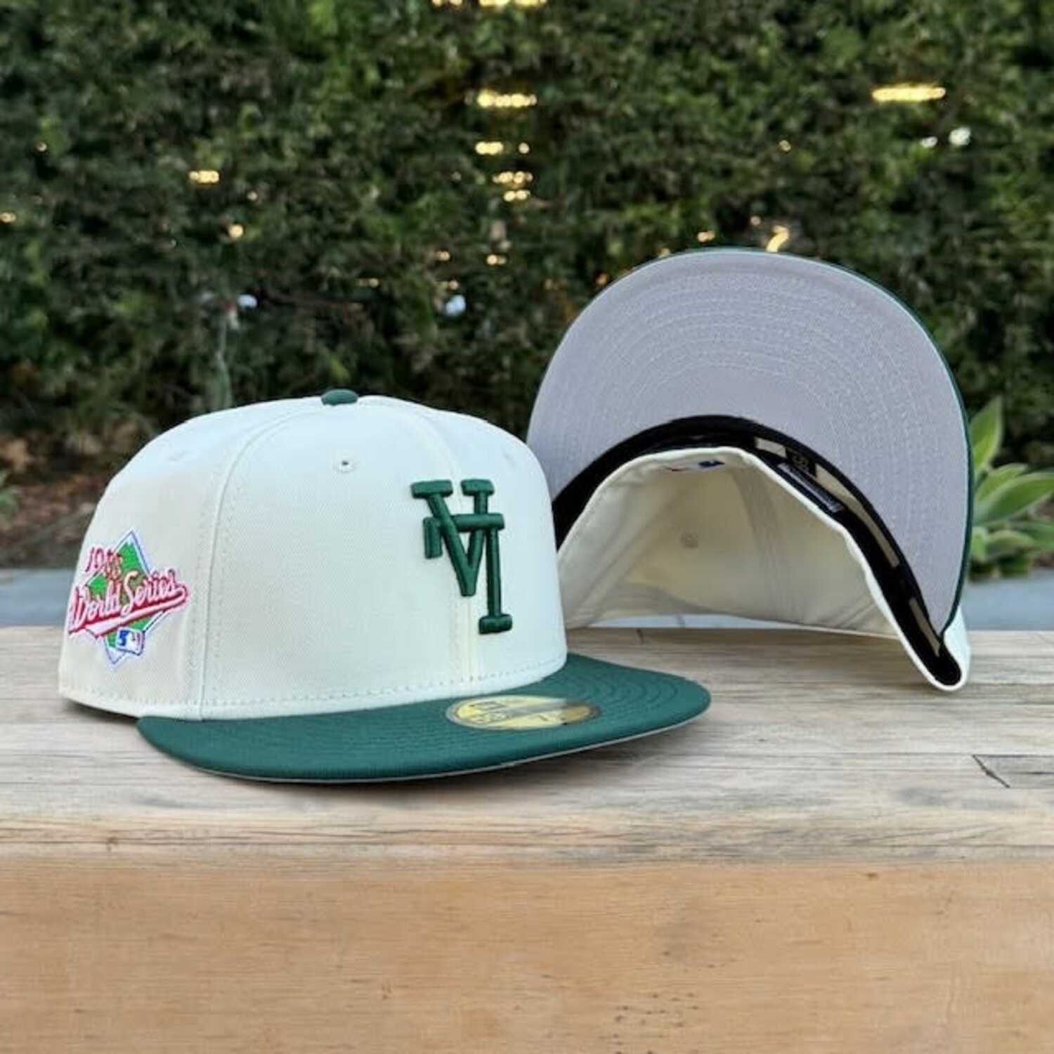 LA Upside Down Ivory/Green 1988 WS - The Locker Room of Downey
