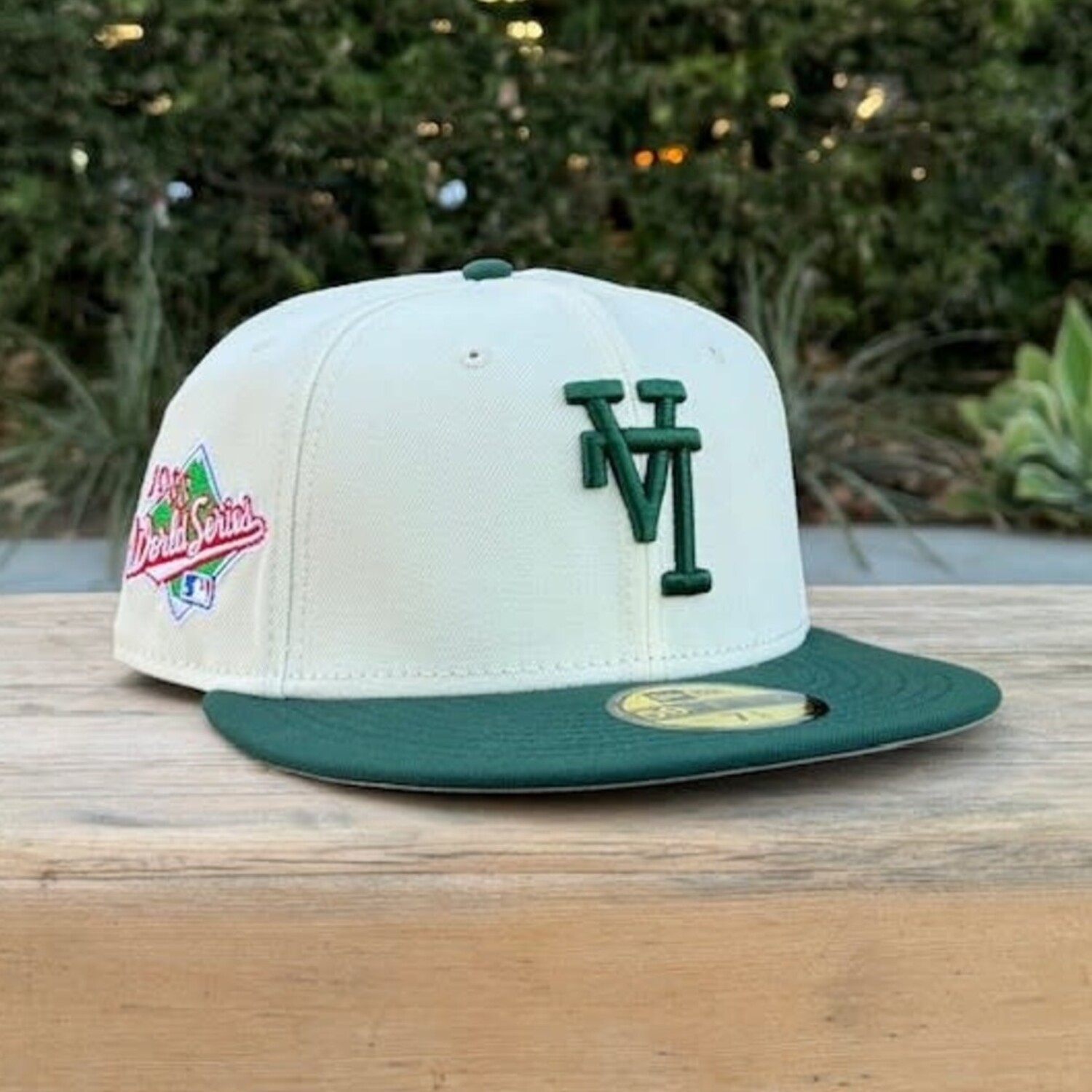 LA Upside Down Ivory/Green 1988 WS - The Locker Room of Downey