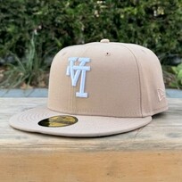 New Era LA Upside Down Khaki White Gray UV