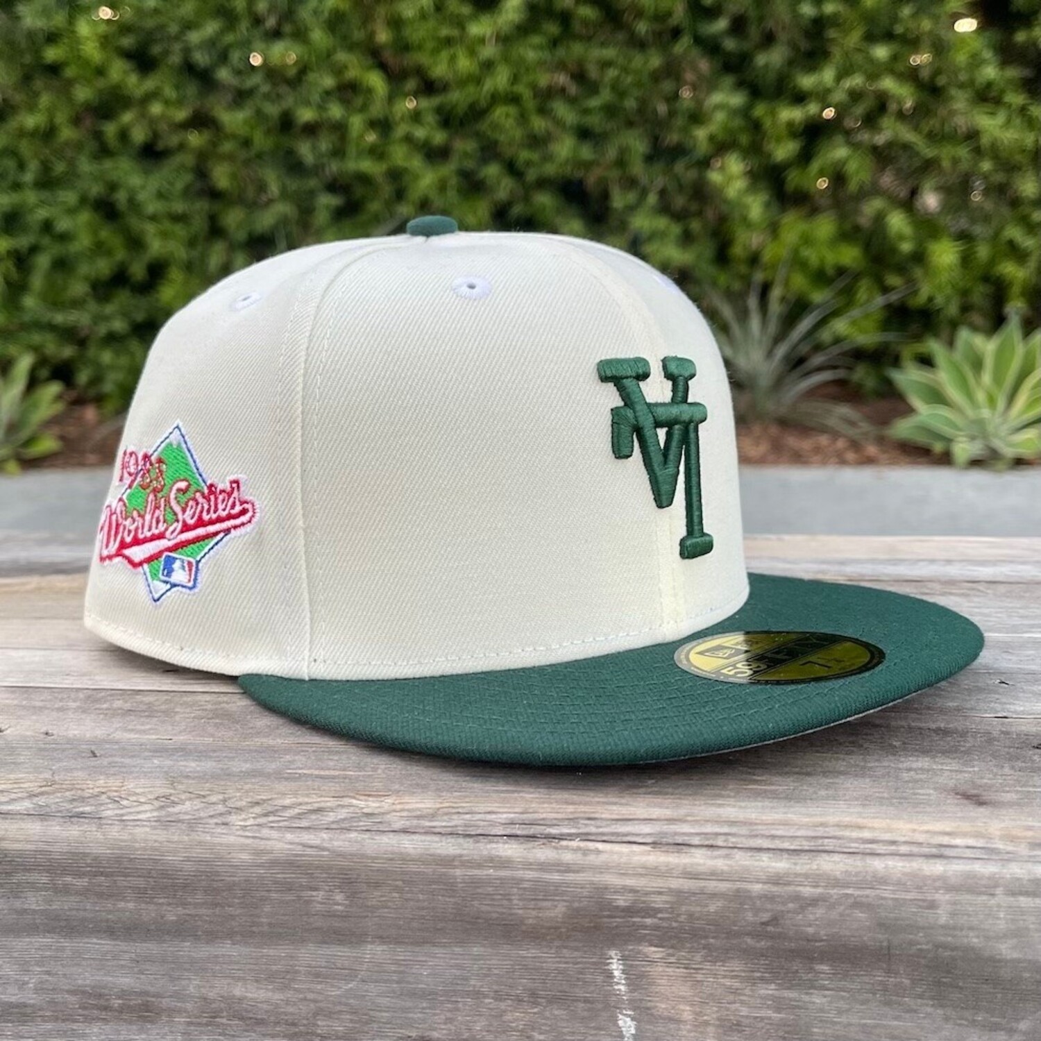 LA Upside Down Ivory/Green 1988 WS - The Locker Room of Downey