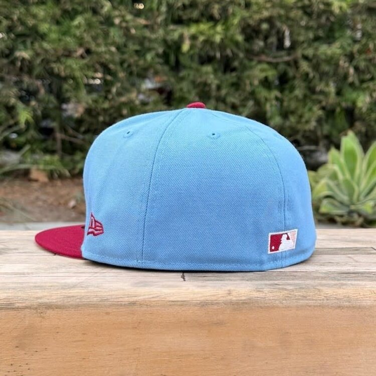 New Era LA Sky Blue/Cardinal 1st WS SP Blush UV Fitted