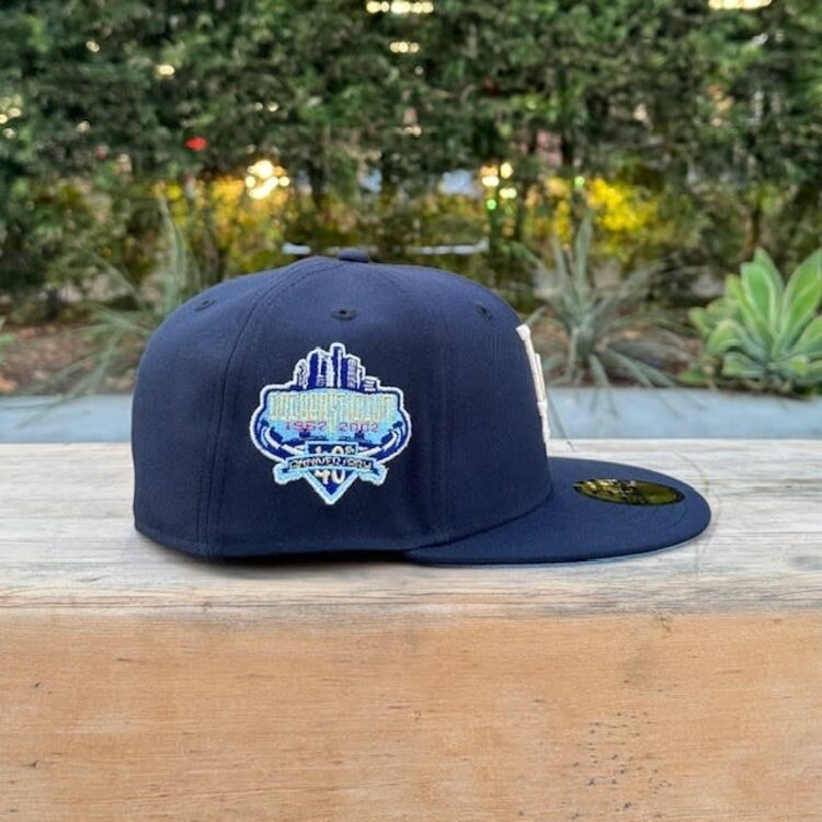 New Era LA Navy Ivory 40th Stadium Sky Blue UV Fitted