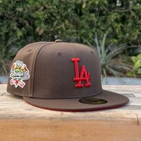 New Era LA Brown Metallic Red 100th Red UV