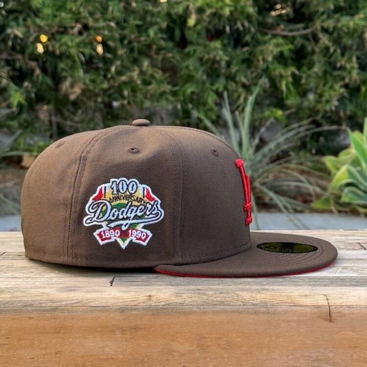 New Era LA Brown Metallic Red 100th Red UV