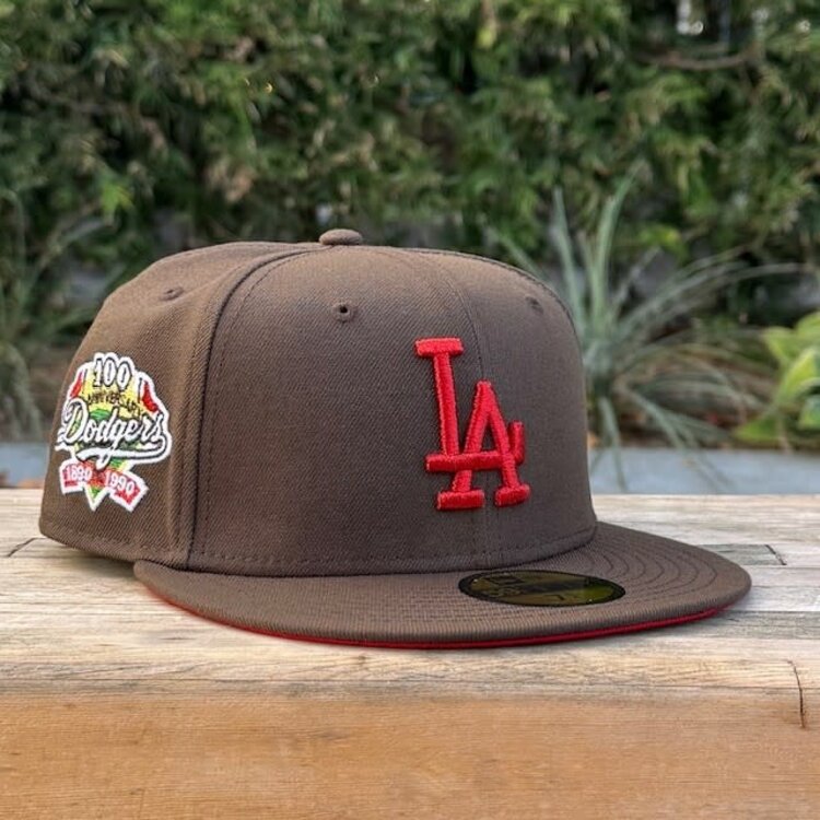 New Era LA Brown Metallic Red 100th Red UV