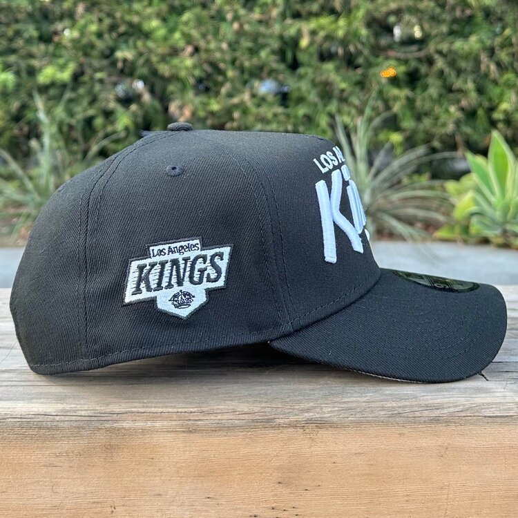New Era LA Kings Black White Script Chevron SP 940 A-Frame