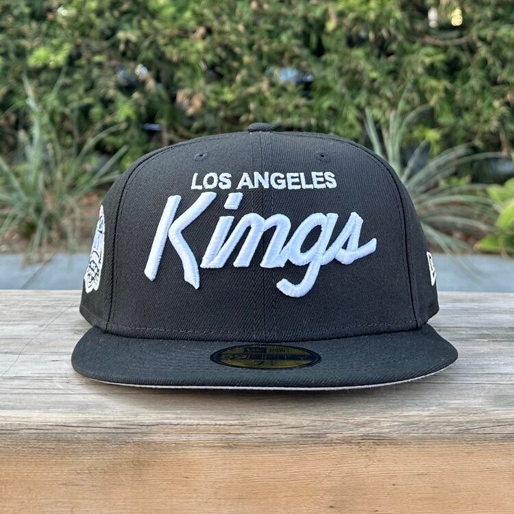 New Era LA Kings Black White Metallic Silver Stadium SP