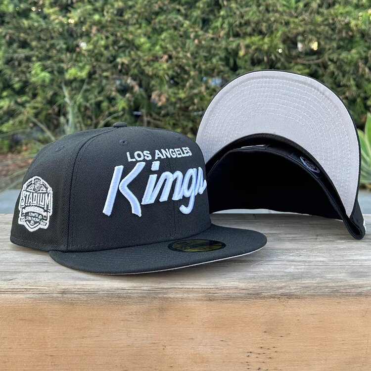 New Era LA Kings Black White Metallic Silver Stadium SP