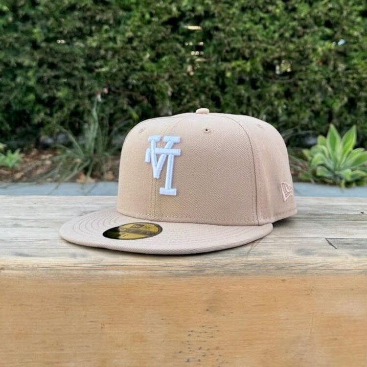 New Era LA Upside Down Khaki White Gray UV