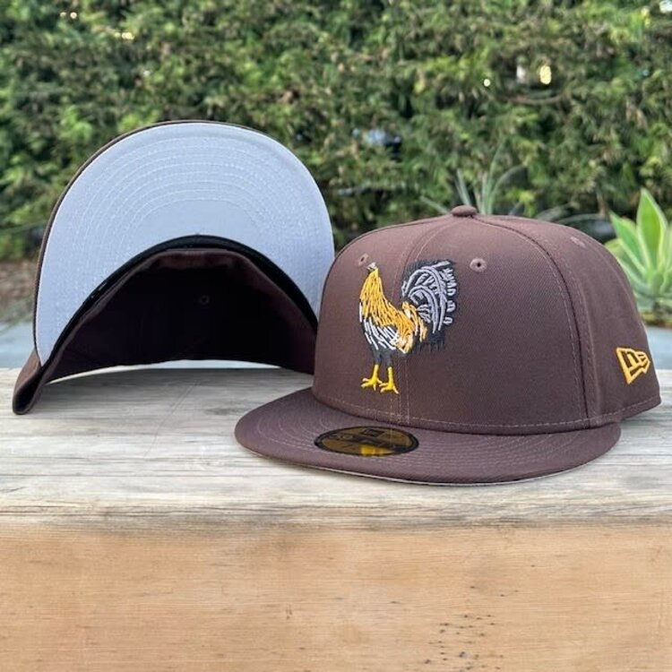 New Era El Gallo Dark Brown Gray UV