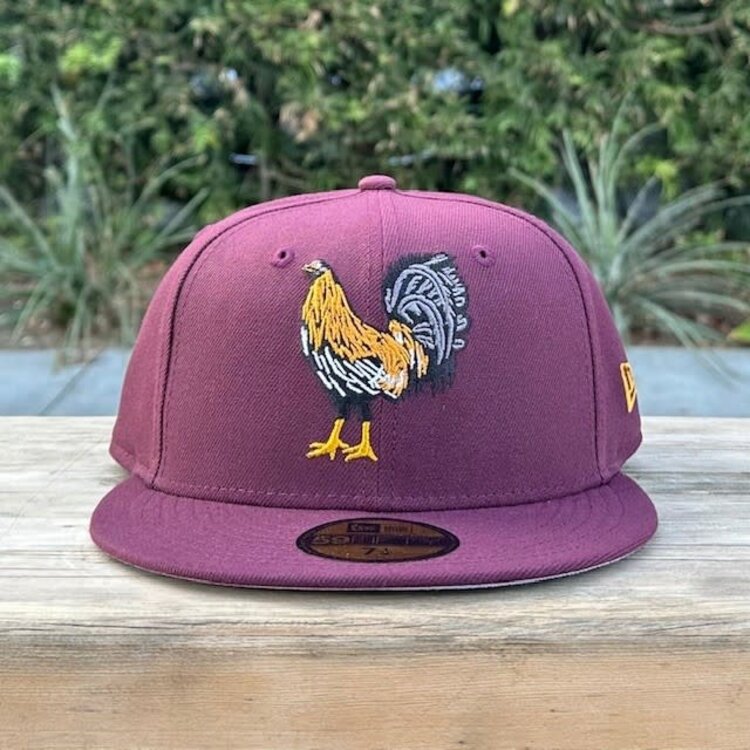 New Era El Gallo Maroon Gray UV
