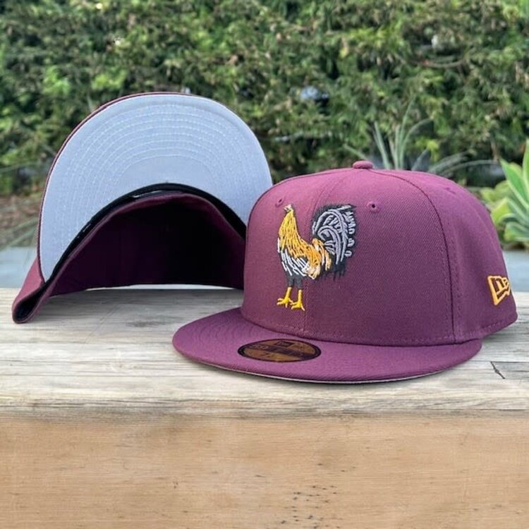 New Era El Gallo Maroon Gray UV