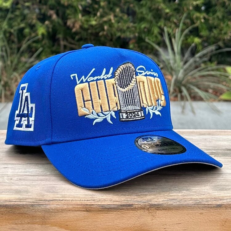 New Era LA Dodgers 2024 WS Champions Parade Royal 940 A-Frame