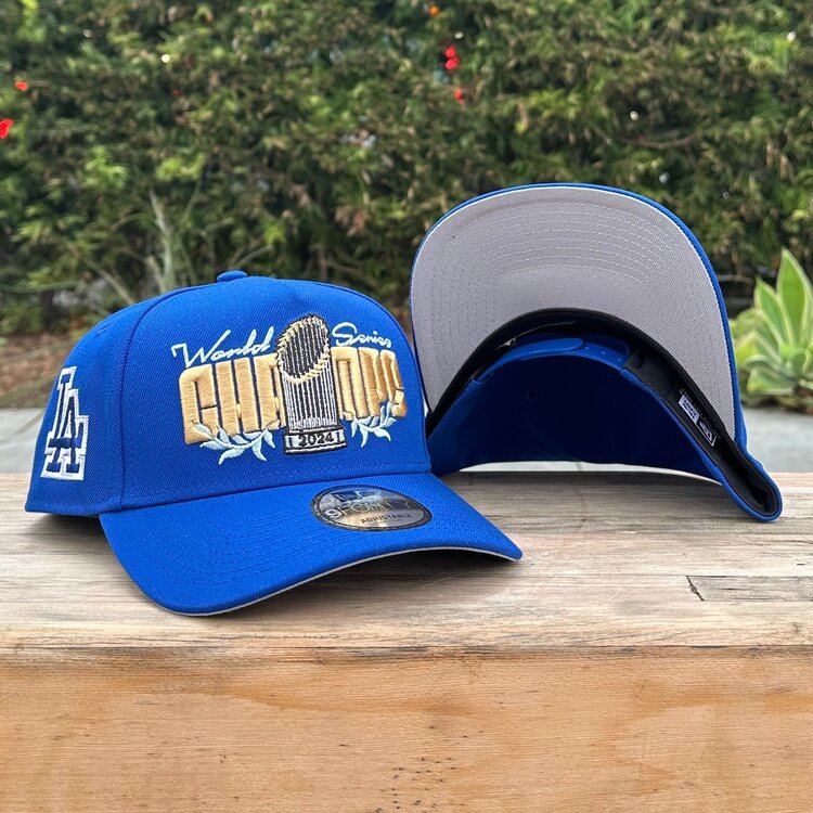 New Era LA Dodgers 2024 WS Champions Parade Royal 940 A-Frame