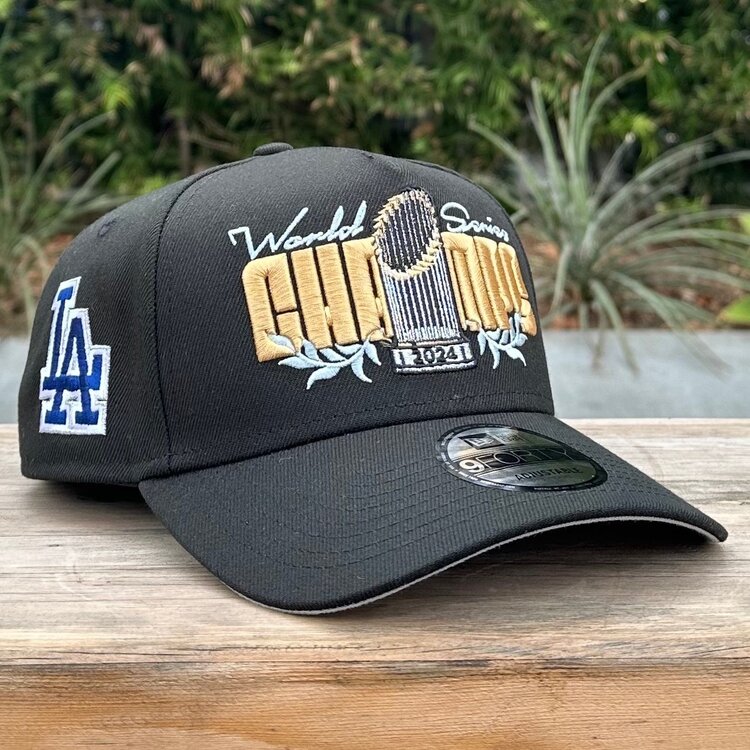 New Era LA Dodgers 2024 WS Champions Parade Black 940 A-Frame