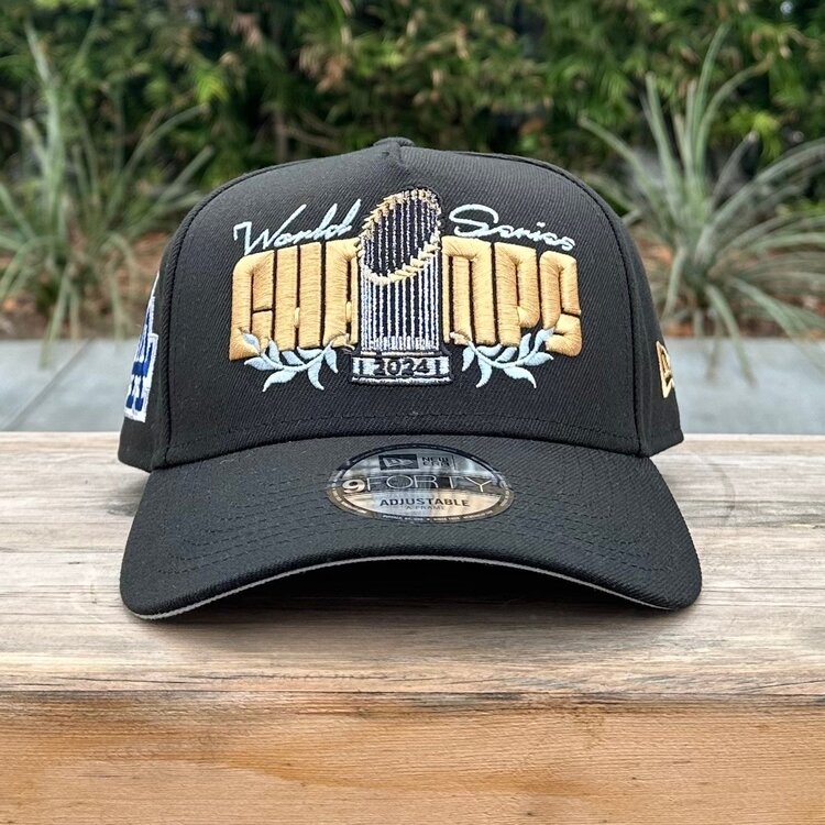 New Era LA Dodgers 2024 WS Champions Parade Black 940 A-Frame
