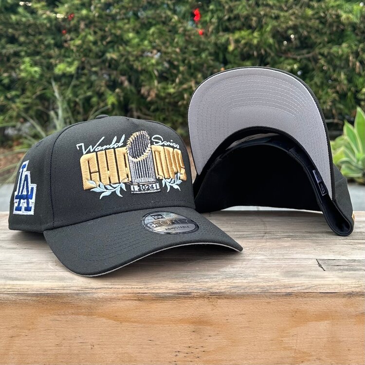 New Era LA Dodgers 2024 WS Champions Parade Black 940 A-Frame