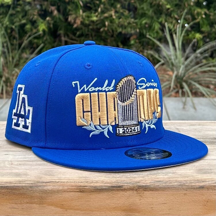 New Era LA Dodgers 2024 WS Champions Parade Royal 950 Snapback
