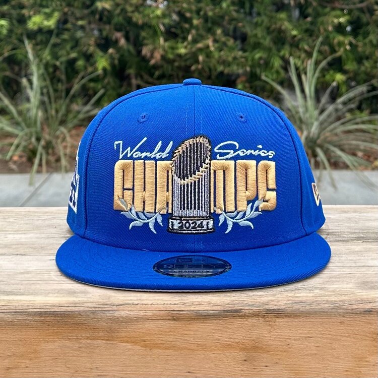 New Era LA Dodgers 2024 WS Champions Parade Royal 950 Snapback