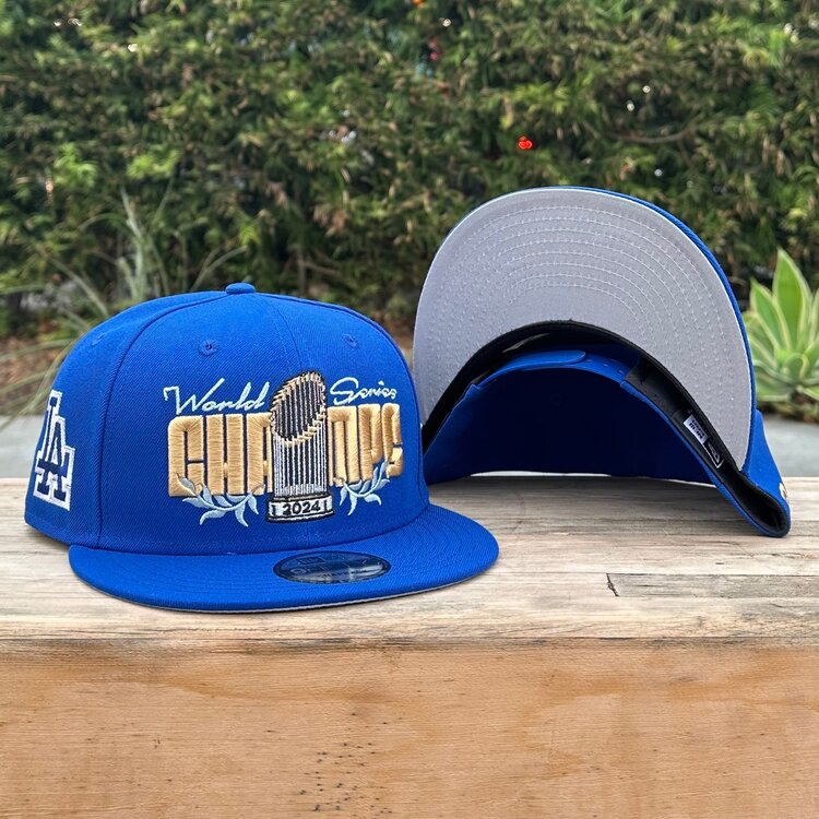 New Era LA Dodgers 2024 WS Champions Parade Royal 950 Snapback