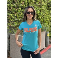 G-III Miami Dolphins Women's G-III Strategy V-Neck Tee