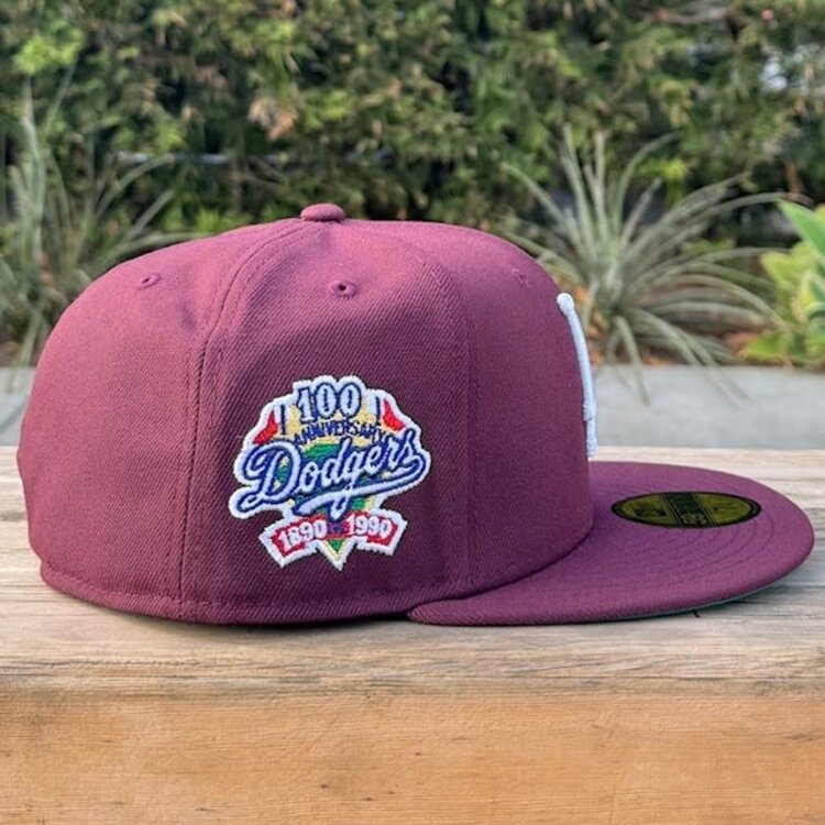New Era LA Maroon 100th Anniversary Green UV