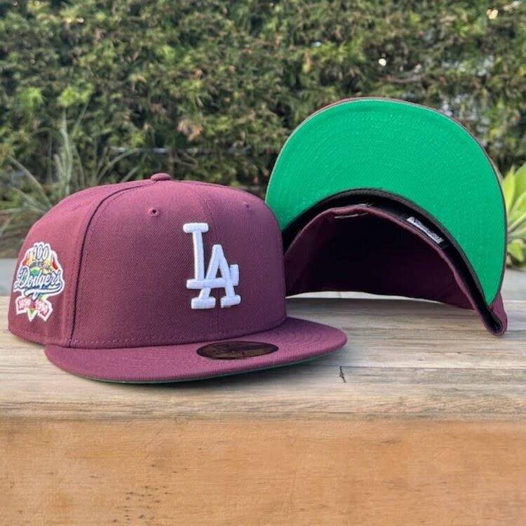 New Era LA Maroon 100th Anniversary Green UV
