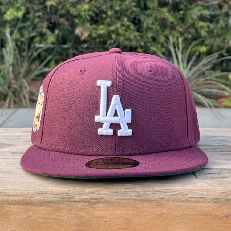 New Era LA Maroon 40th Anniversary Green UV