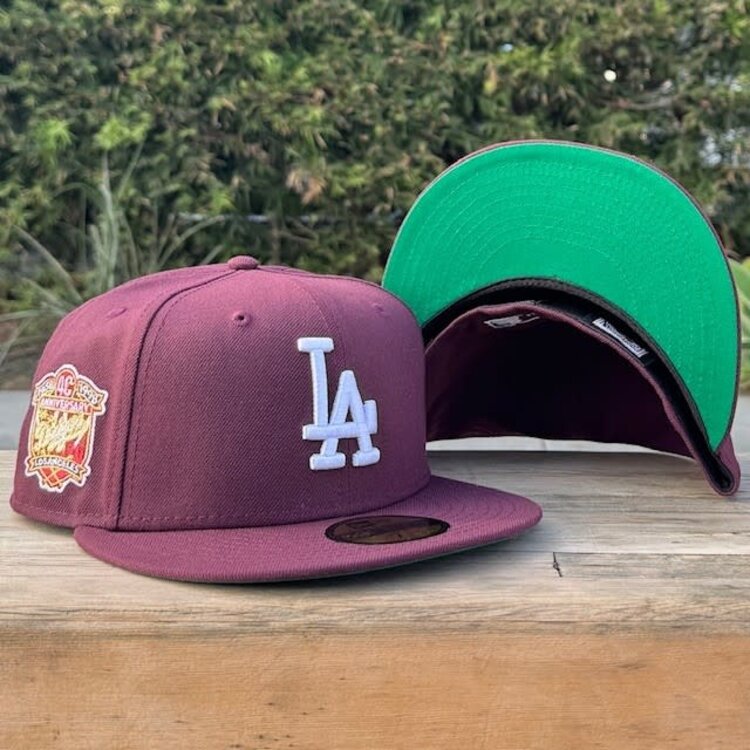 New Era LA Maroon 40th Anniversary Green UV