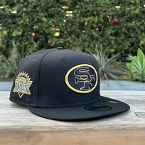 New Era 49ers Black Metallic Gold Super Bowl XXIX 950 Snapback