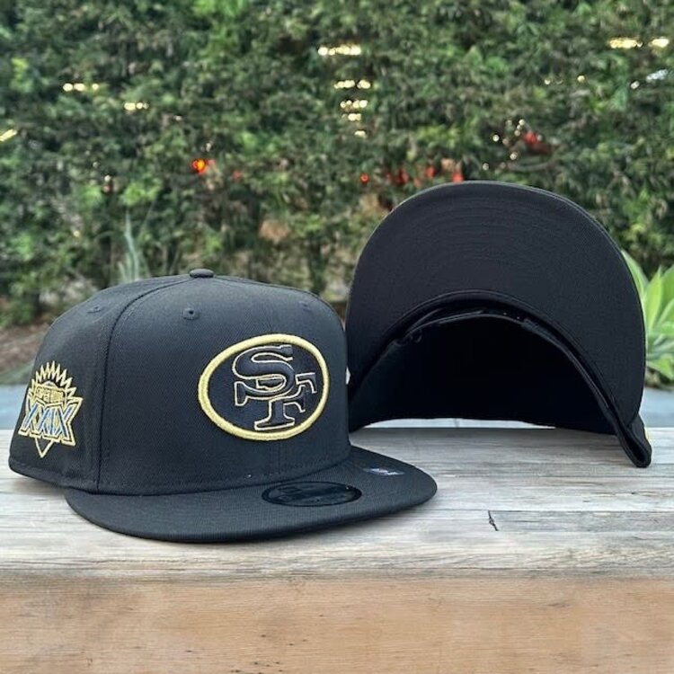 New Era 49ers Black Metallic Gold Super Bowl XXIX 950 Snapback