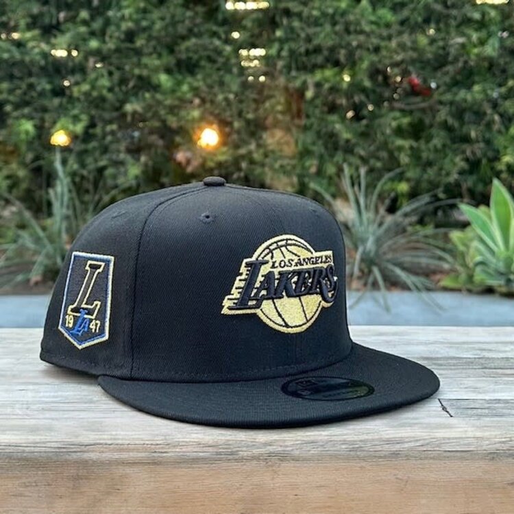 New Era Lakers Black Metallic Gold 950 Snapback