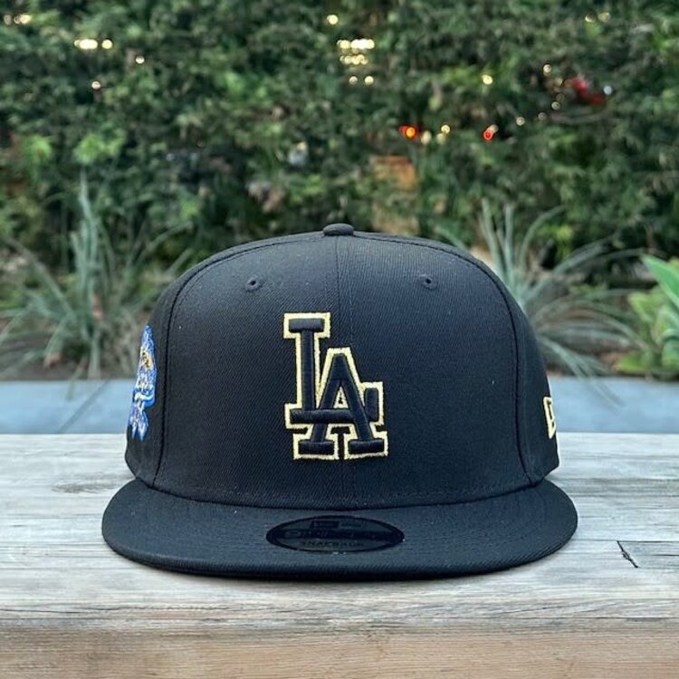 New Era LA Black Metallic Gold 100th Anniv 950 Snapback