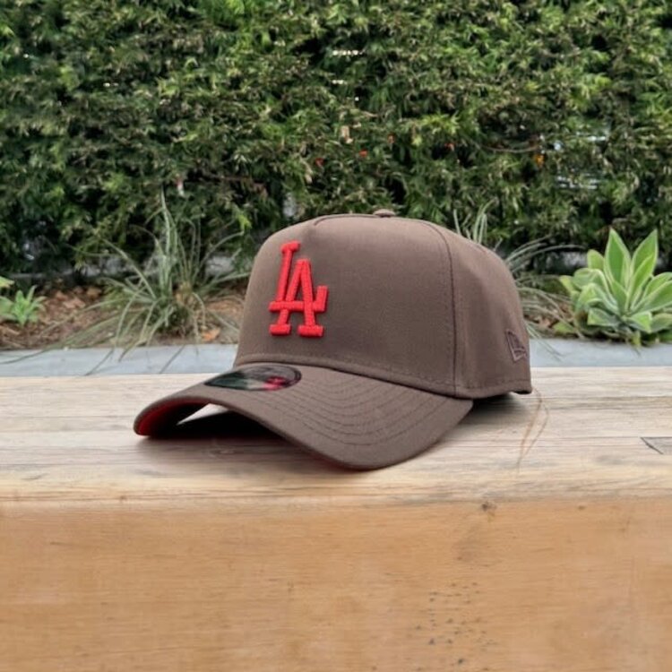 New Era LA Brown Metallic Red 100th Anniv Red UV 940 A-Frame