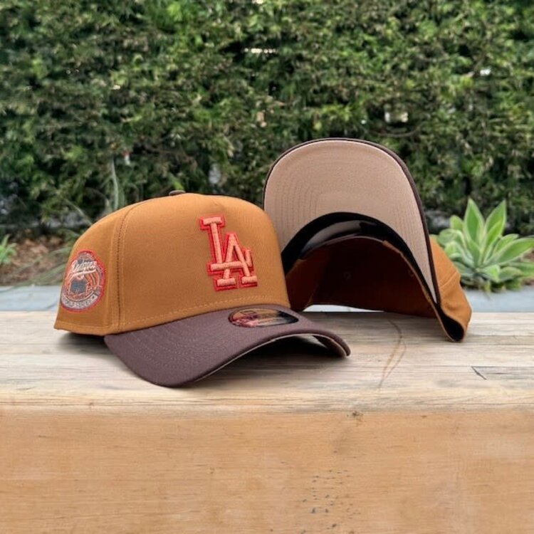 New Era LA Peanut/Dark Brown Outline 1963 WS Khaki UV 940AF