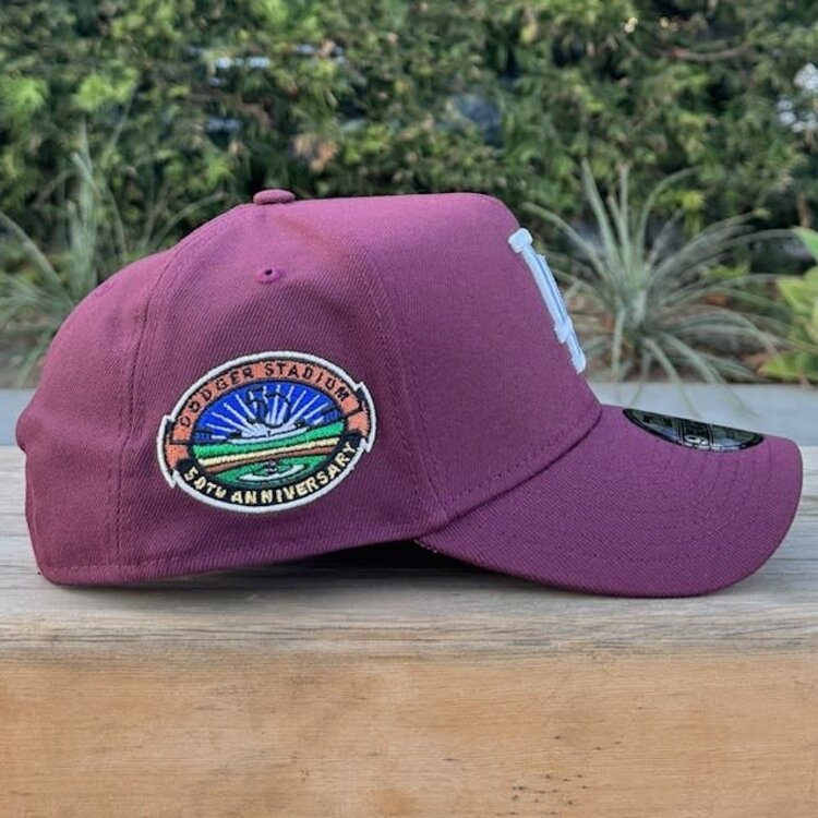 New Era LA Maroon 50th Stadium Anniversary 940 A-Frame