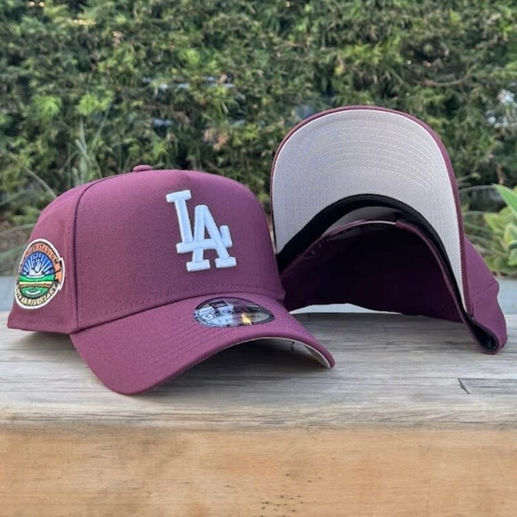 New Era LA Maroon 50th Stadium Anniversary 940 A-Frame